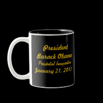 Commemorative President Obama Inauguration mugs