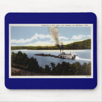 Commerce on Ohio River Mouse Pads