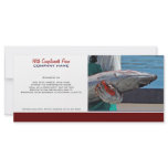 Commercial fishing harbour tuna CUSTOMIZE rack cards
