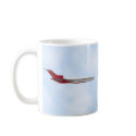 Commercial Jet Aeroplane: 3D Model: Coffee Mug