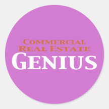 Commercial Real Estate Genius Gifts Sticker