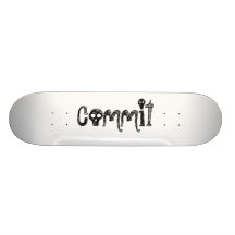 commit skate board decks
