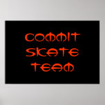 Commit Skate Team posters