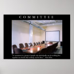 COMMITTEE Motivational Anti-motivational Boardroom posters