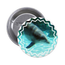 Common Dolphin Round Button