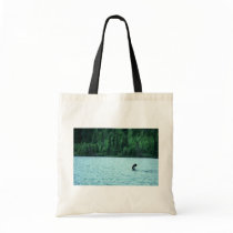Common Loon Mating Display on Water Tote Bag