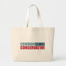 Common Sense Conservative Tote Bag