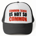 Common Sense is Not So Common hats