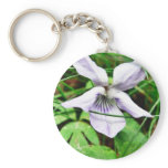 Common White Blue Dog Violet keychains