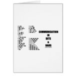 Communication In Dits And Dahs (Morse Code) Cards