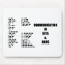 Communication In Dits And Dahs (Morse Code) Mousepad