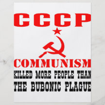 Communism Killed More People Than Bubonic Plague Personalized Flyer