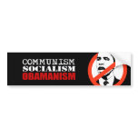 COMMUNISM, SOCIALISM, OBAMANISM BUMPER STICKERS