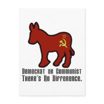Communist Donkey Postcard