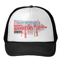 Communist Manifesto Word Cloud Hat