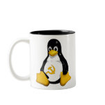 Communist Penguin ( Linux ) Coffee Mug