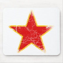 Communist Red Star Vintage Mouse Pads