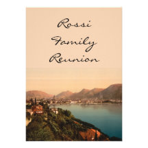 Como I, Lake Como, Lombardy, Italy Custom Invites