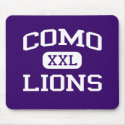 Como - Lions - Como High School - Fort Worth Texas mousepads