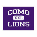 Como - Lions - Como High School - Fort Worth Texas postcards