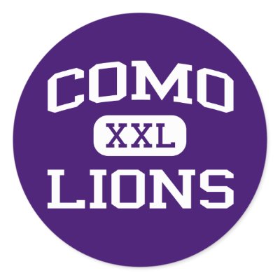 Como - Lions - Como High School - Fort Worth Texas Sticker by customteamsportswear