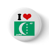 Comoros Flag Button