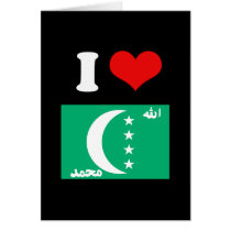 Comoros Flag Cards