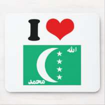 Comoros Flag Mousepads