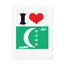 Comoros Flag Post Card