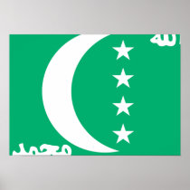 Comoros Flag Posters