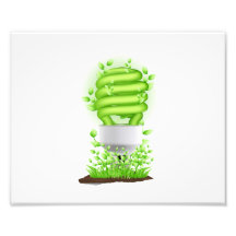 compact flourescent light graphic with grass.png photo