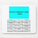 Company Logo Mouse Pad with Calendar mousepads