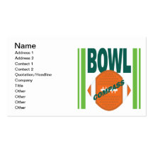 Compass Bowl Business Card Templates