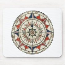 Compass Rose #5 Mousepad