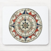 Compass Rose #5 Mousepad