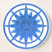 Compass Rose Drink Coaster