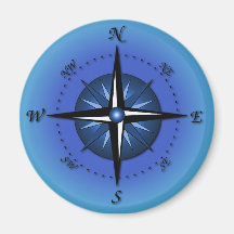 Compass Rose Magnets