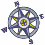 Compass Rose Sailing embroidered shirts