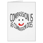 Compassion is as Compassion Does Card