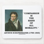 Compassion Is The Basis Of All Morality Quote mousepads