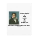 Compassion Is The Basis Of All Morality Quote postcards