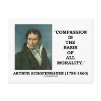 Compassion Is The Basis Of All Morality Quote Postcards