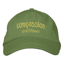 compassion practitioner embroidered hats