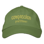 compassion practitioner embroidered hats