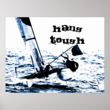 Competition Sailing Catamaran Picture Print
