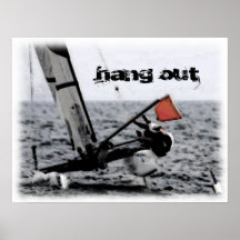 Competition Sailing Catamaran Picture Print