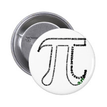 Complete Pi Day Pinback Buttons