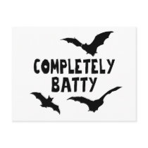 Completely Batty Post Card