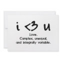 Complex Love invitations