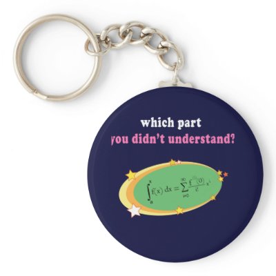 Complex Math Equation Keychain
